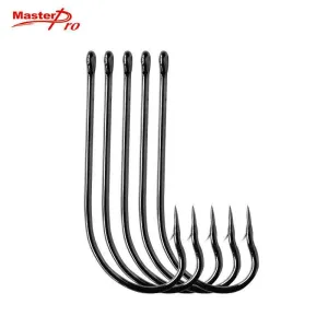 100 pcs 1/0 Chemically Sharpened O'Shaughnessy Hooks Fishing Tackle