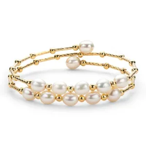 14k Gold Filled Natural Freshwater Pearl Bracelet