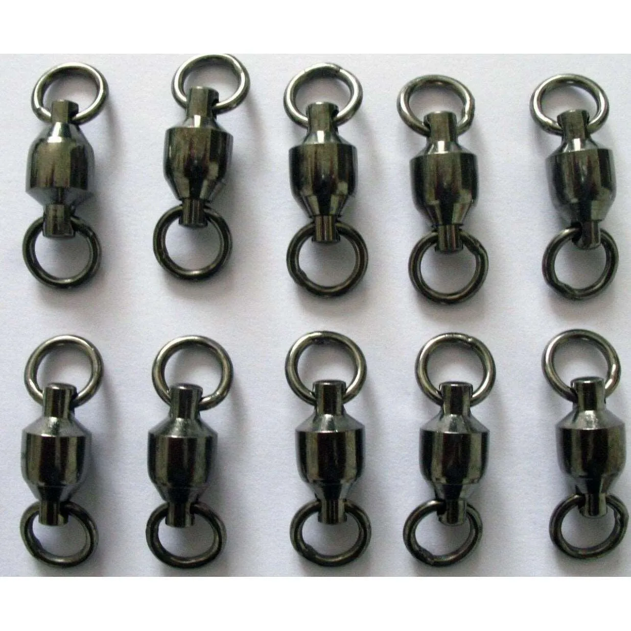 20 X Ball Bearing Swivels Size 1# For Game Need Fishing Tackle