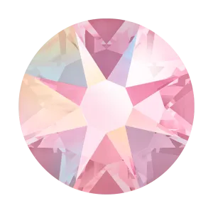 2038 & 2078 Swarovski Flatback Hotfix, Light Rose AB (223 AB)