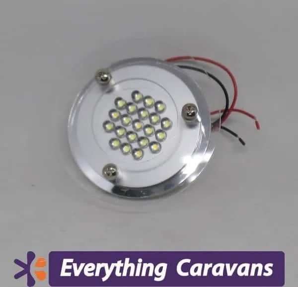 21 Led 80mm Light for Caravan and Motorhome - Super Low Power Use