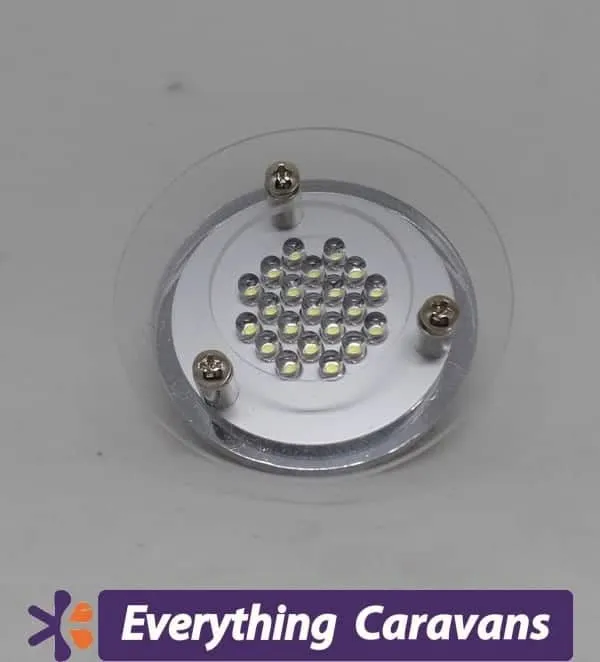 21 Led 80mm Light for Caravan and Motorhome - Super Low Power Use