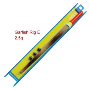 3 x Custom Designed Pre Rigged Garfish / Mullet Rigs Fishing Tackle 2.5g