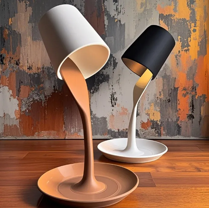 3D-Dynamic Table Lamp with Tray
