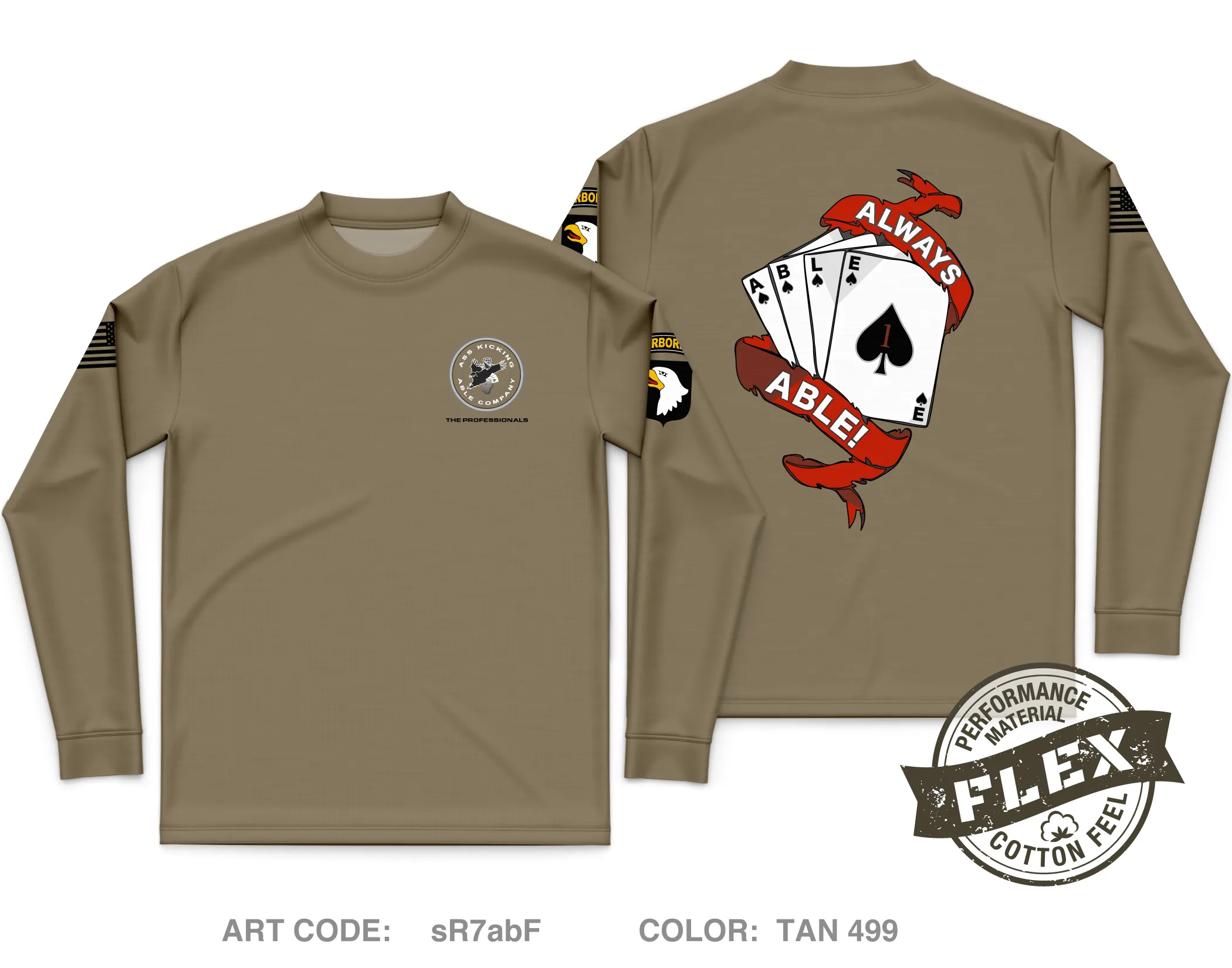 Able CO 1-506 IN Core Men's LS Flex Performance Tee - sR7abF