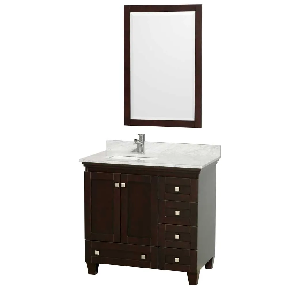 Acclaim 36 Inch Single Bathroom Vanity in Espresso