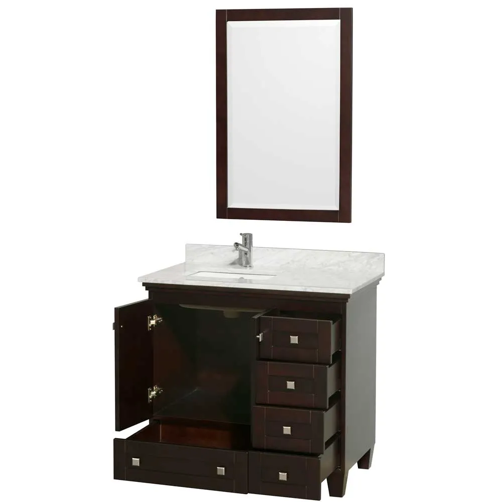 Acclaim 36 Inch Single Bathroom Vanity in Espresso