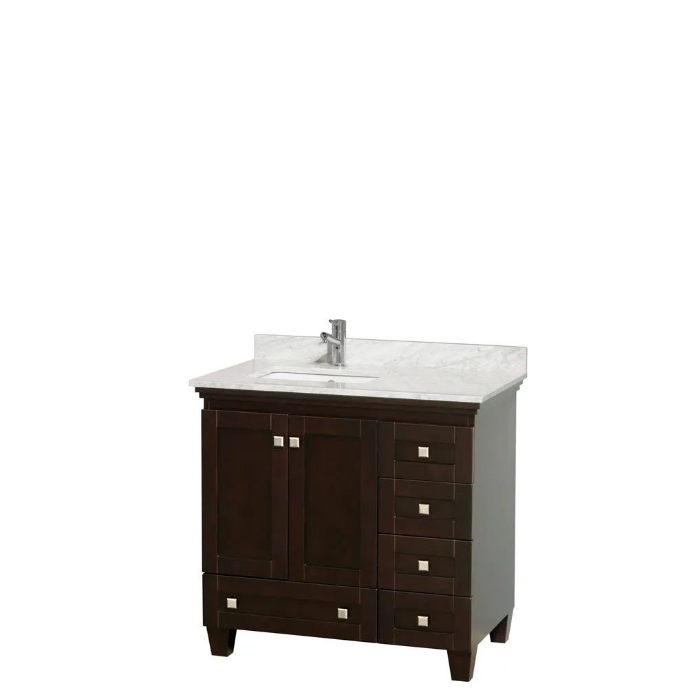 Acclaim 36 Inch Single Bathroom Vanity in Espresso