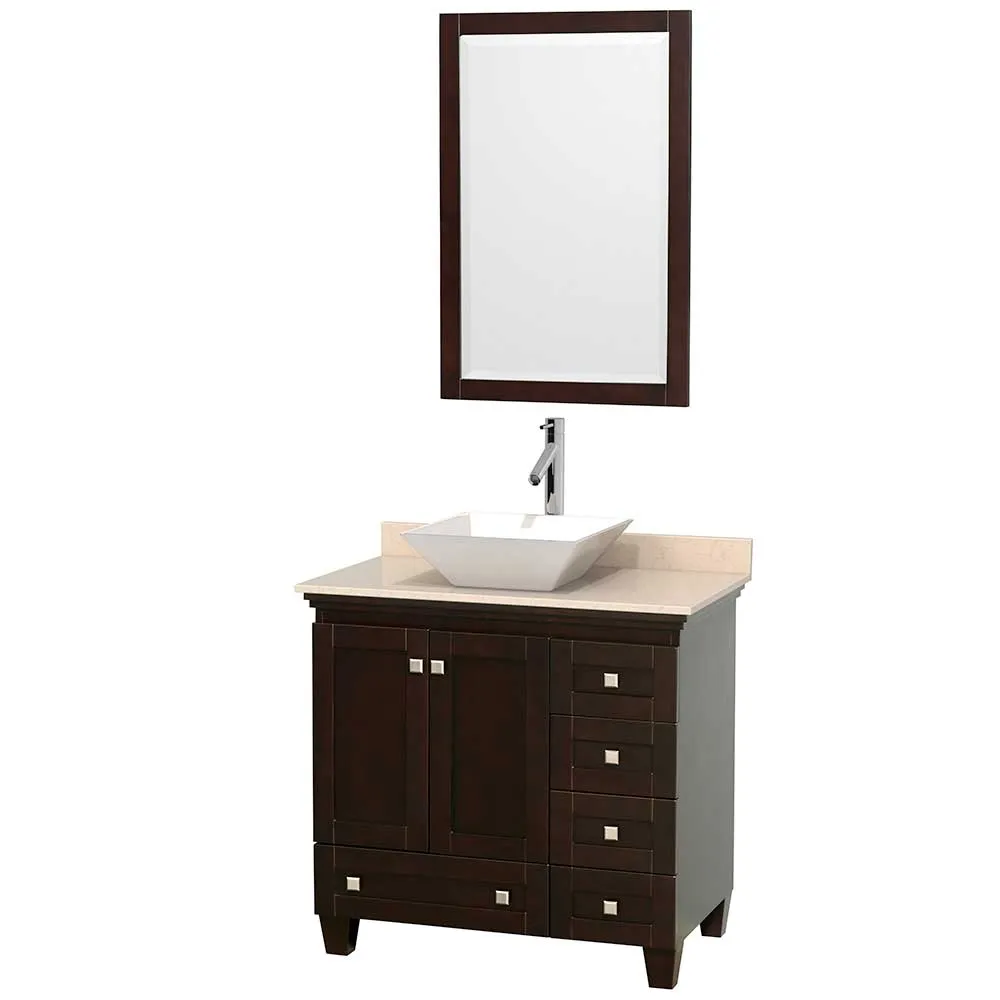 Acclaim 36 Inch Single Bathroom Vanity in Espresso