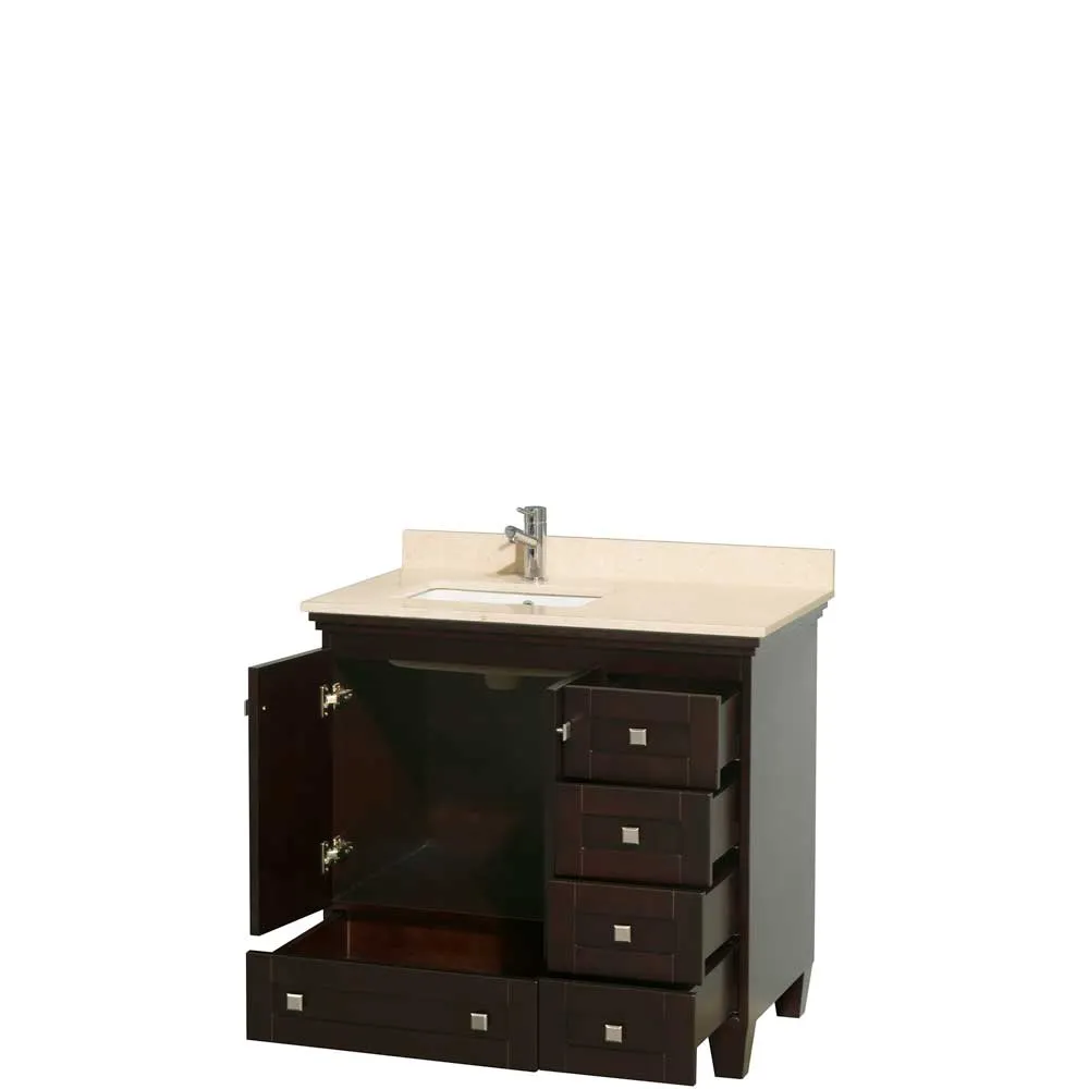 Acclaim 36 Inch Single Bathroom Vanity in Espresso