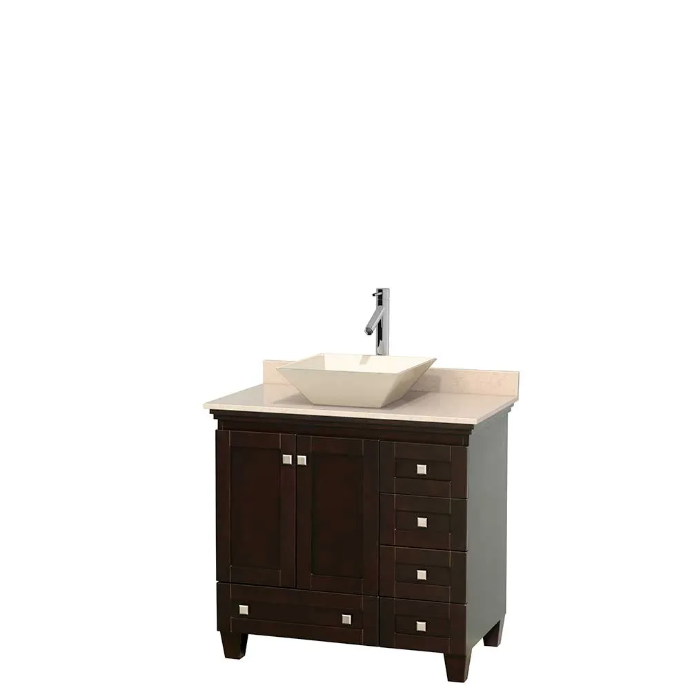 Acclaim 36 Inch Single Bathroom Vanity in Espresso