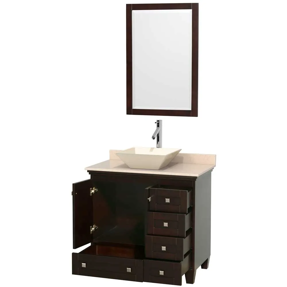 Acclaim 36 Inch Single Bathroom Vanity in Espresso