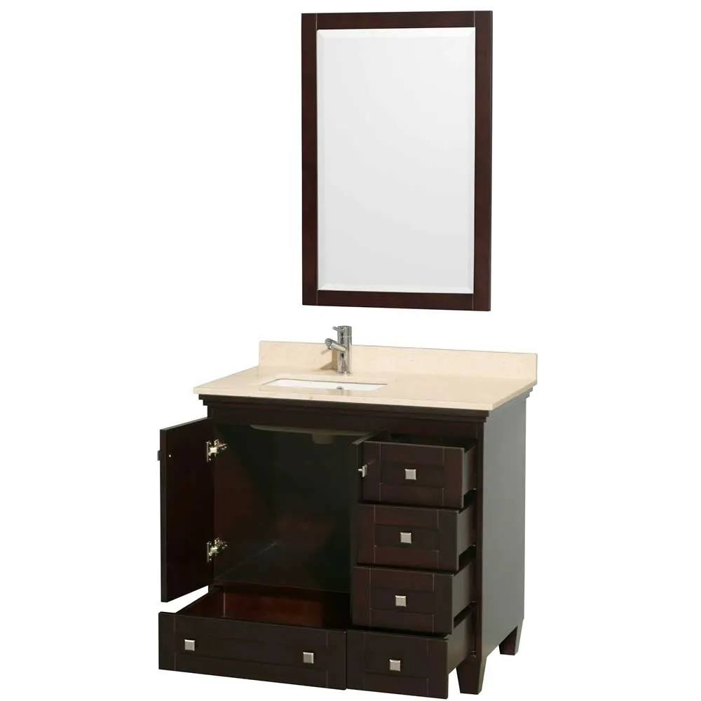 Acclaim 36 Inch Single Bathroom Vanity in Espresso