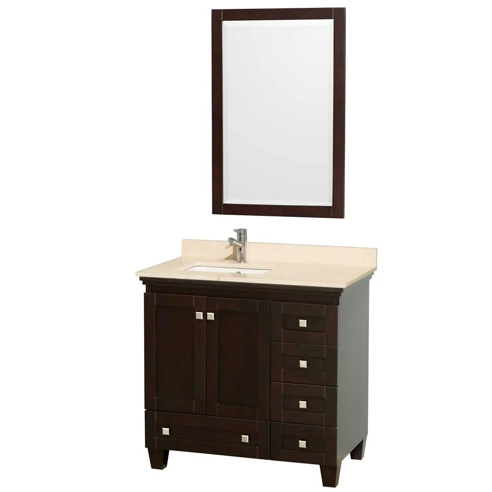 Acclaim 36 Inch Single Bathroom Vanity in Espresso