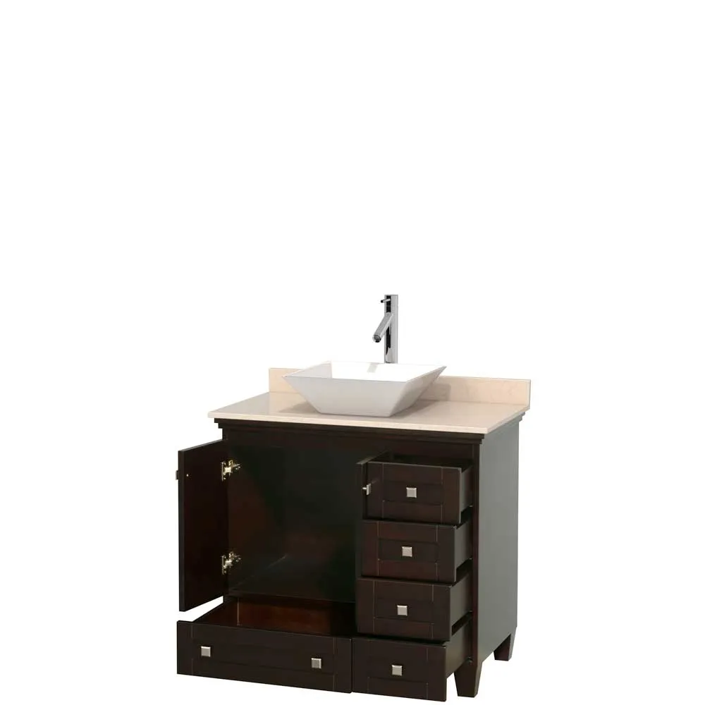 Acclaim 36 Inch Single Bathroom Vanity in Espresso