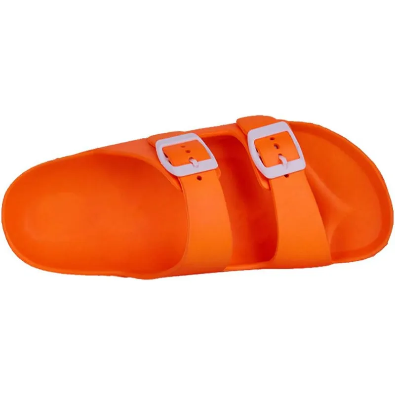 Adjustable Double Buckle Comfort Slides