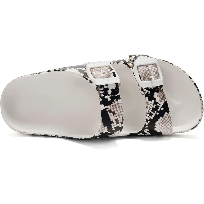 Adjustable Double Buckle Comfort Slides