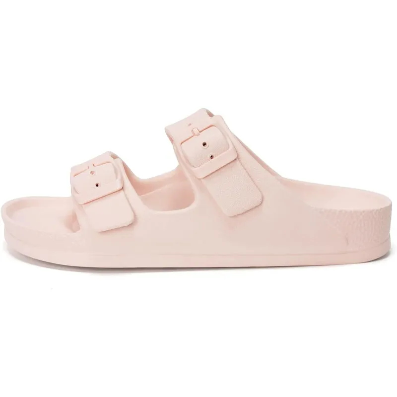 Adjustable Double Buckle Comfort Slides