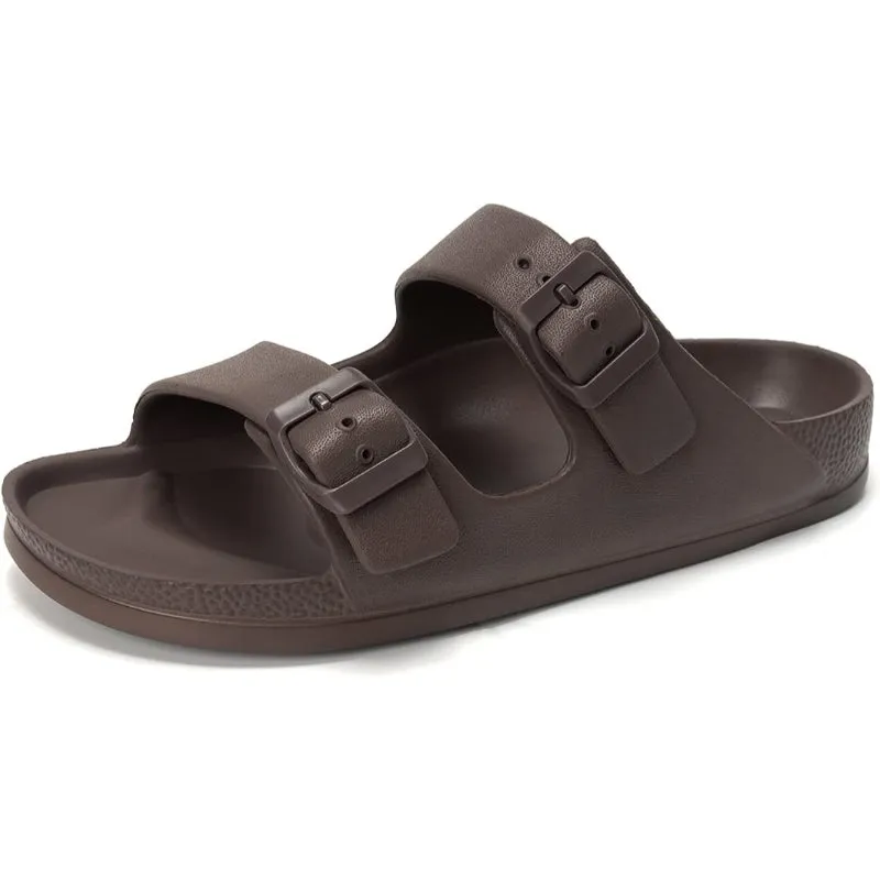Adjustable Double Buckle Comfort Slides