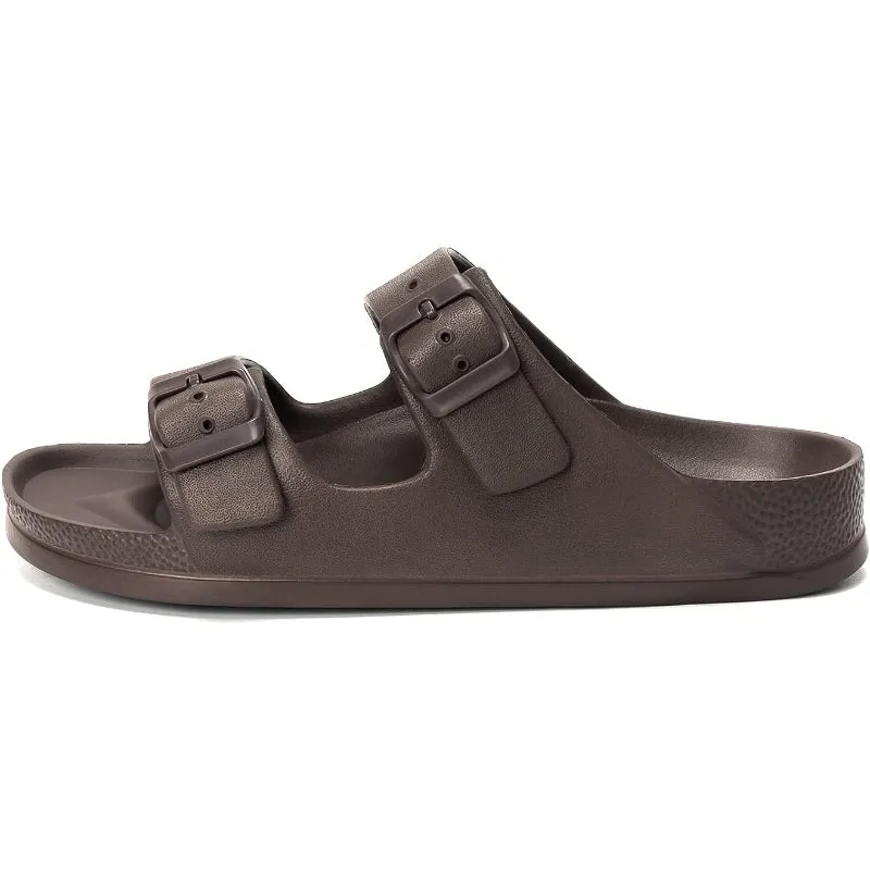 Adjustable Double Buckle Comfort Slides