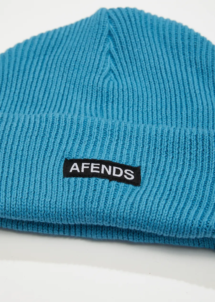 Afends Hometown Beanie Dark Teal