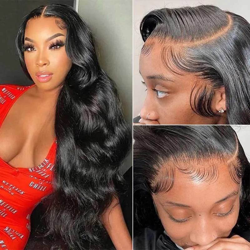 Affordable Ashimary 13x6 & 13x4 Frontal Lace Body Wave & Straight Wig Human Hair Fresh Length