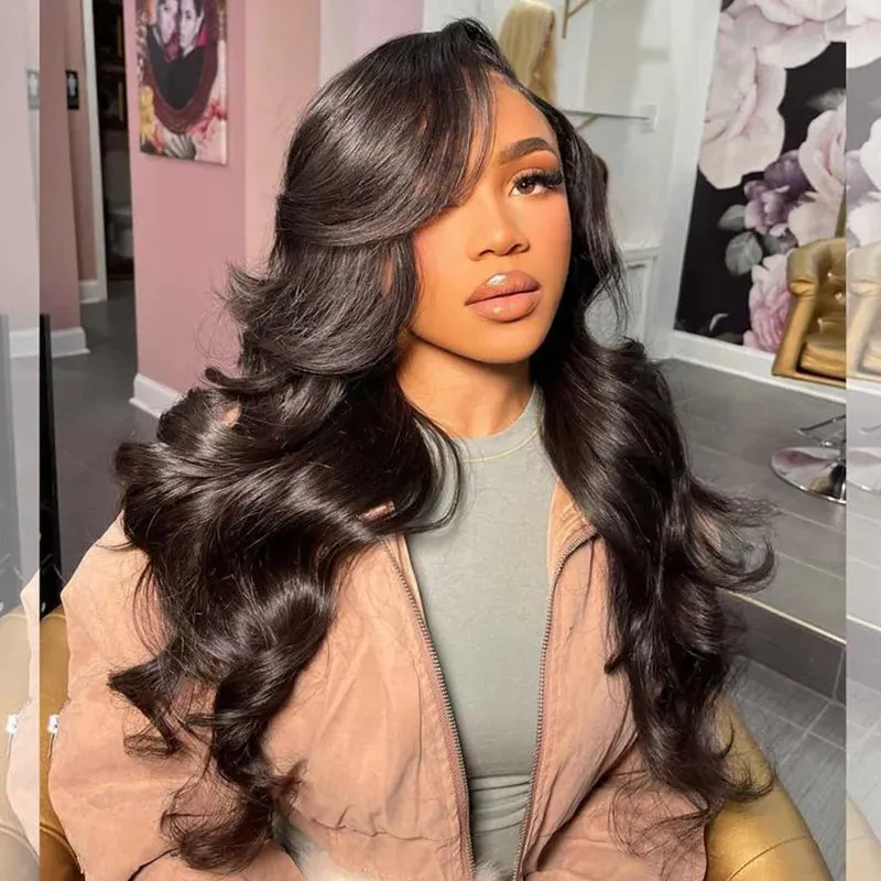 Affordable Ashimary 13x6 & 13x4 Frontal Lace Body Wave & Straight Wig Human Hair Fresh Length