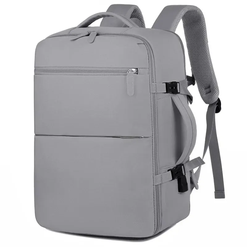Airplane Travel Backpack Cabin Laptop Camping Casual Large Nylon Waterproof Carry On Trolly With Shoe Compartment For Ryanair