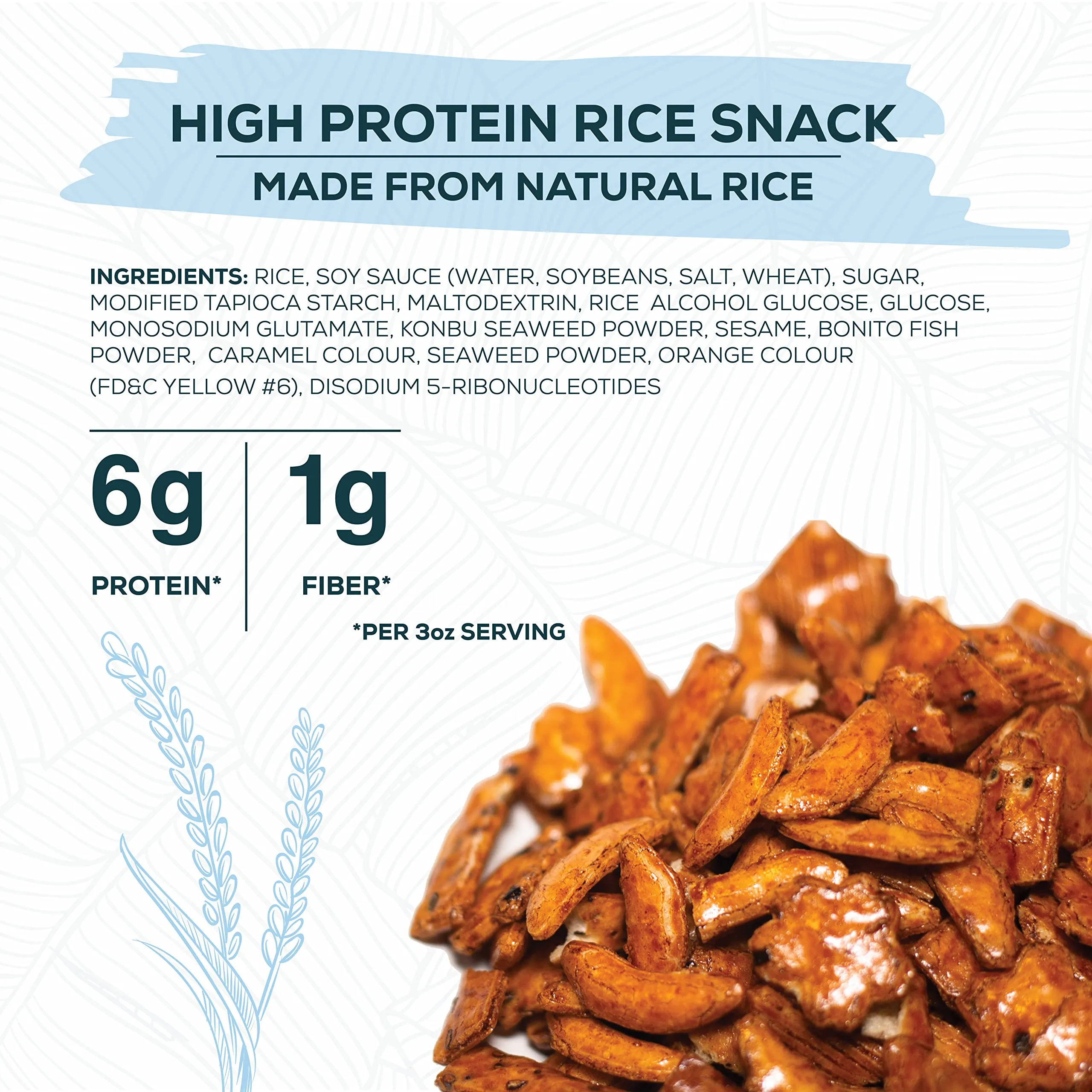 Aloha Right Now Premium Mixed Arare Rice Crackers Mochi Crunch Japanese Hawaiian Style Asian Snack Mix 1LB 16oz