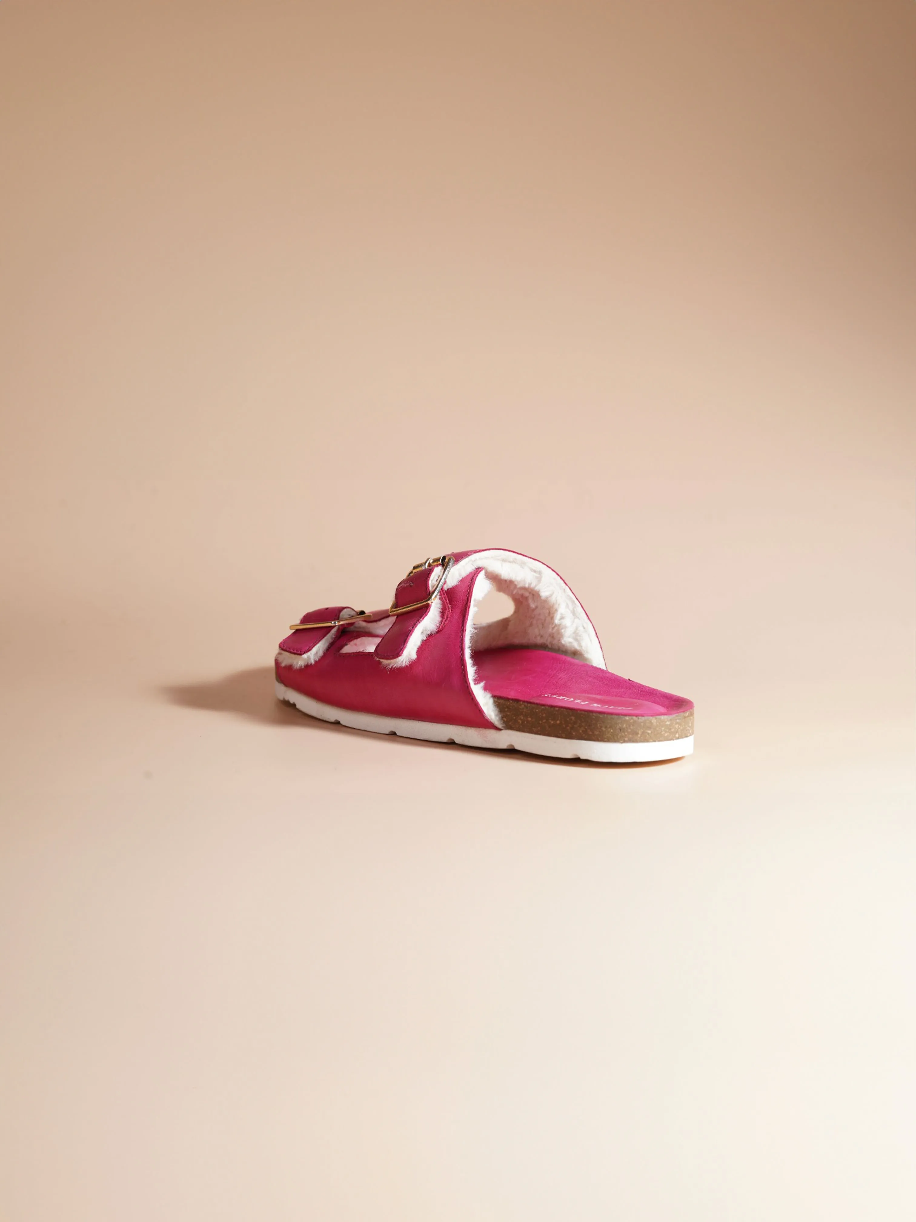 Amber Leather Flats