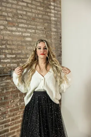 amie crop cardi