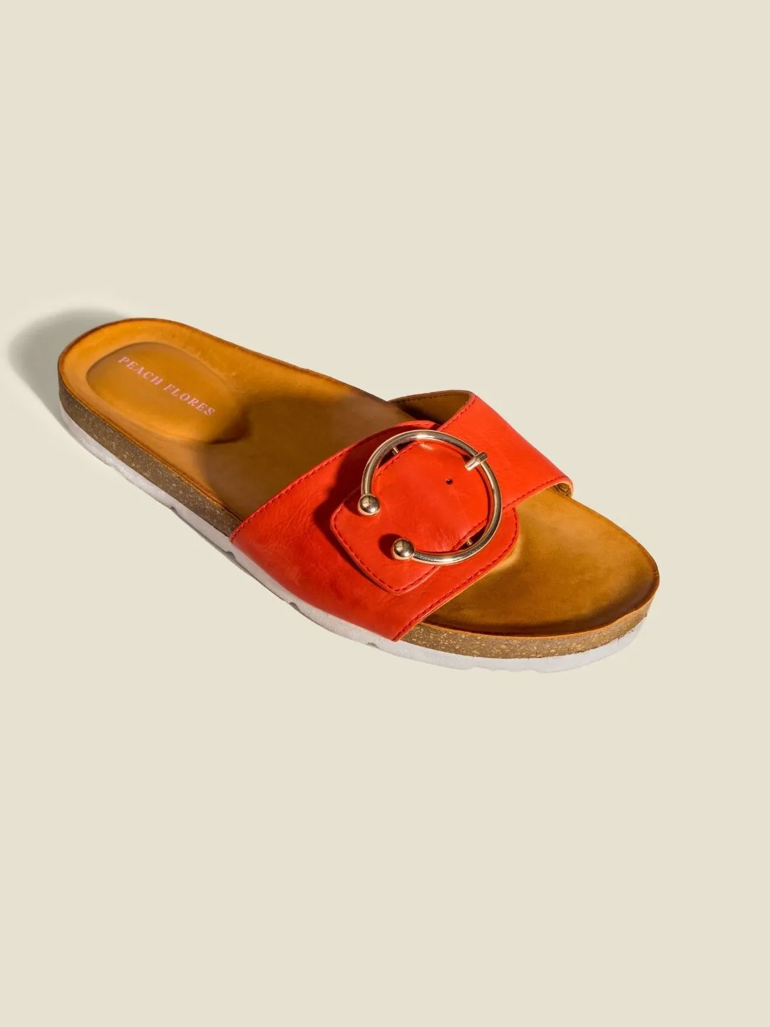 Anne Leather Slides