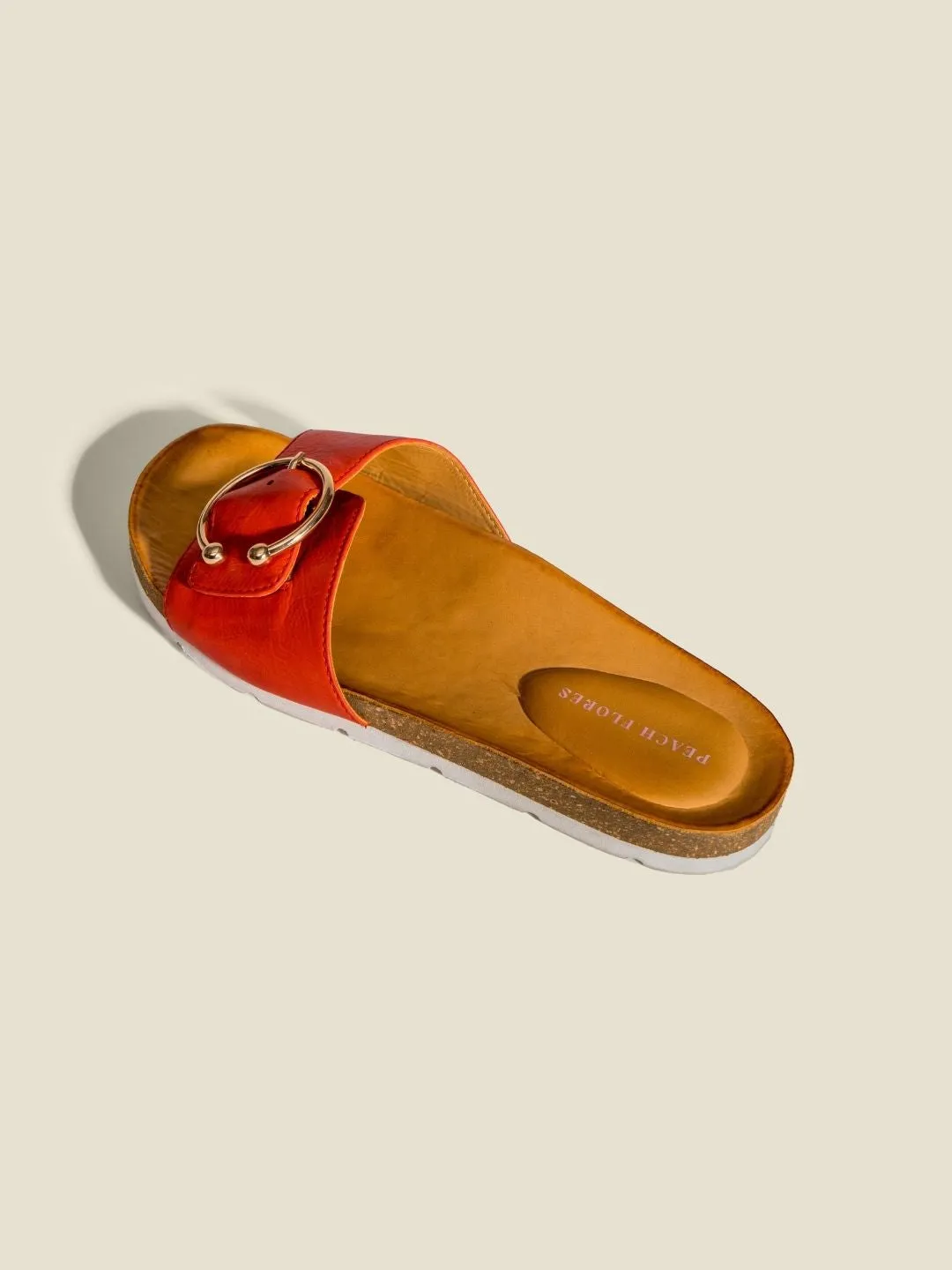 Anne Leather Slides