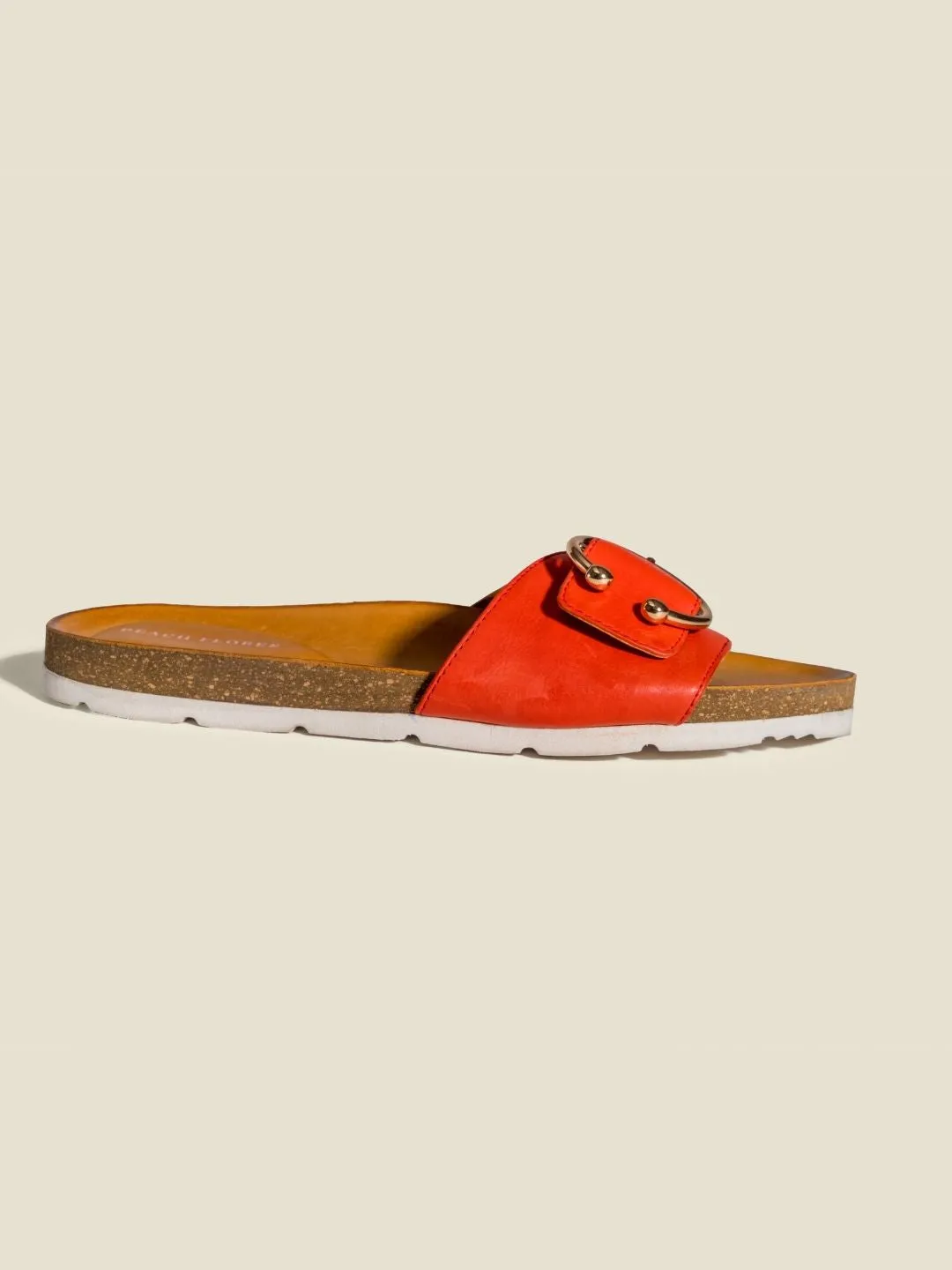Anne Leather Slides