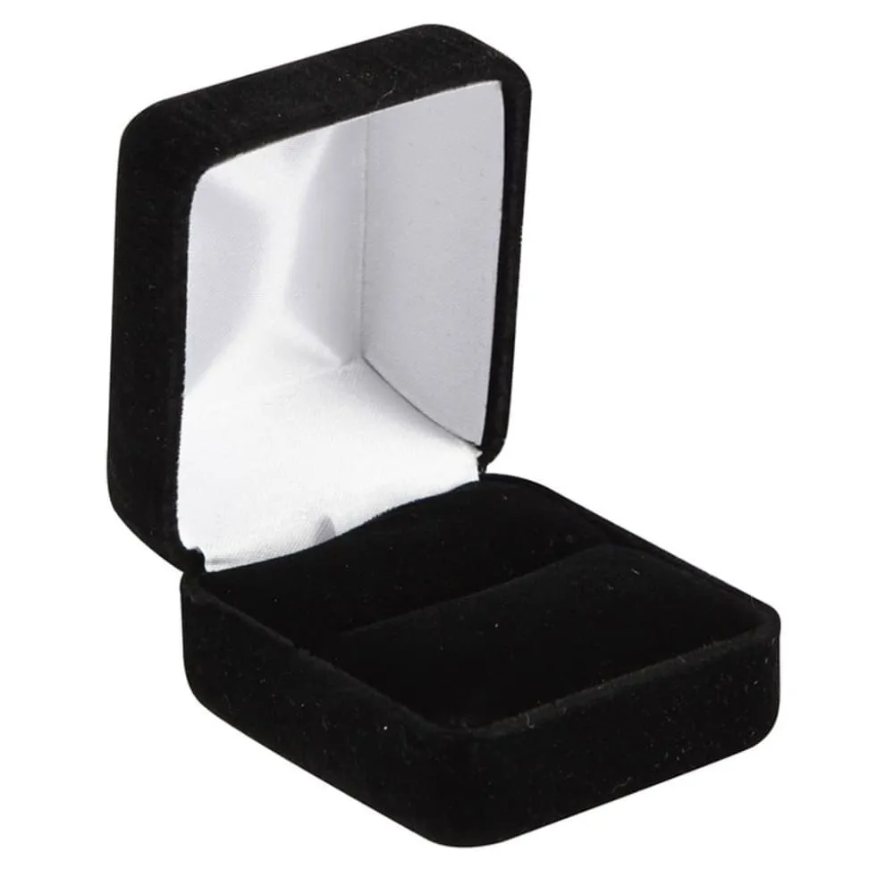 ASHLAND Deer Stag Mountain Range Canvas Engraved Black Tungsten Ring 4mm - 12mm