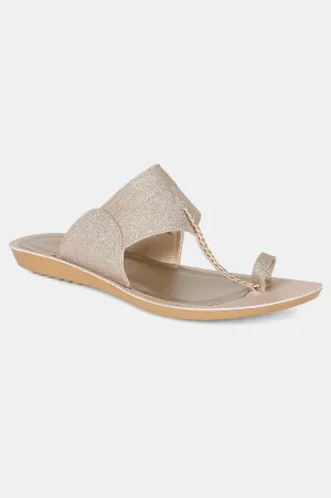 Aurelia Almond Toe Textured Flat-ZDarlene