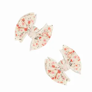 Baby Bling Bows - 2pk Printed Baby Fab Clips - Bonnet