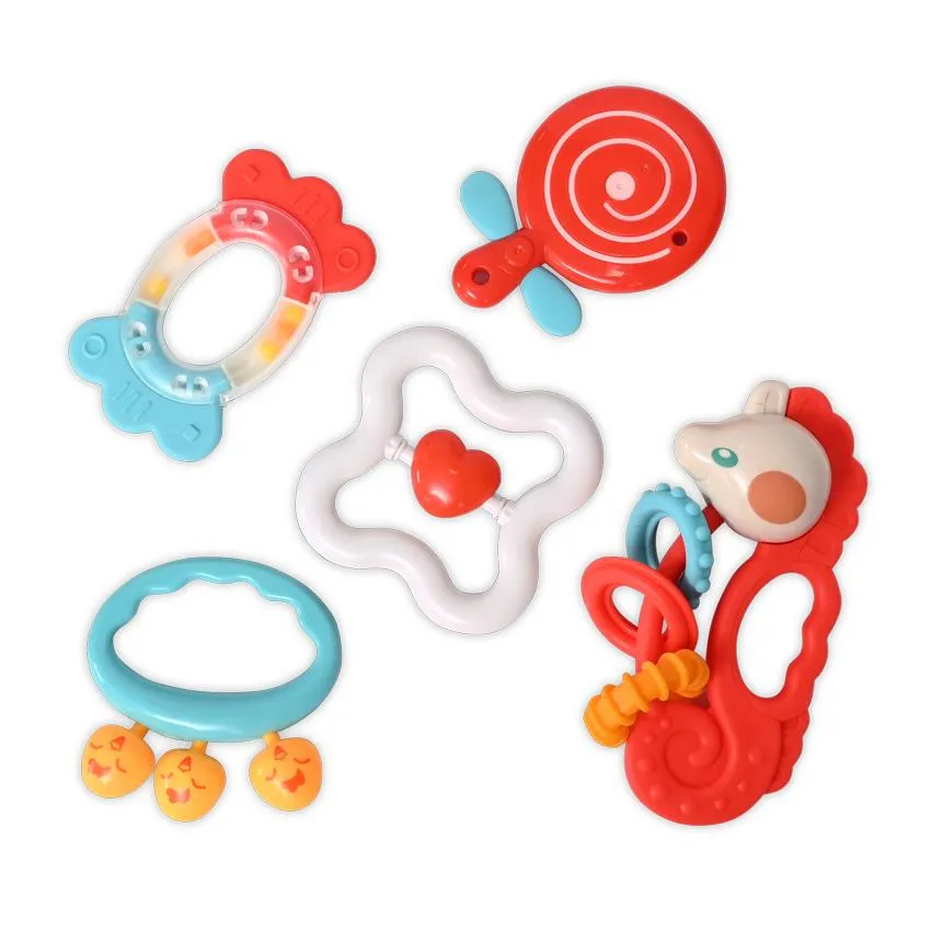 Baby-Teether and Rattle  Set 5 pcs