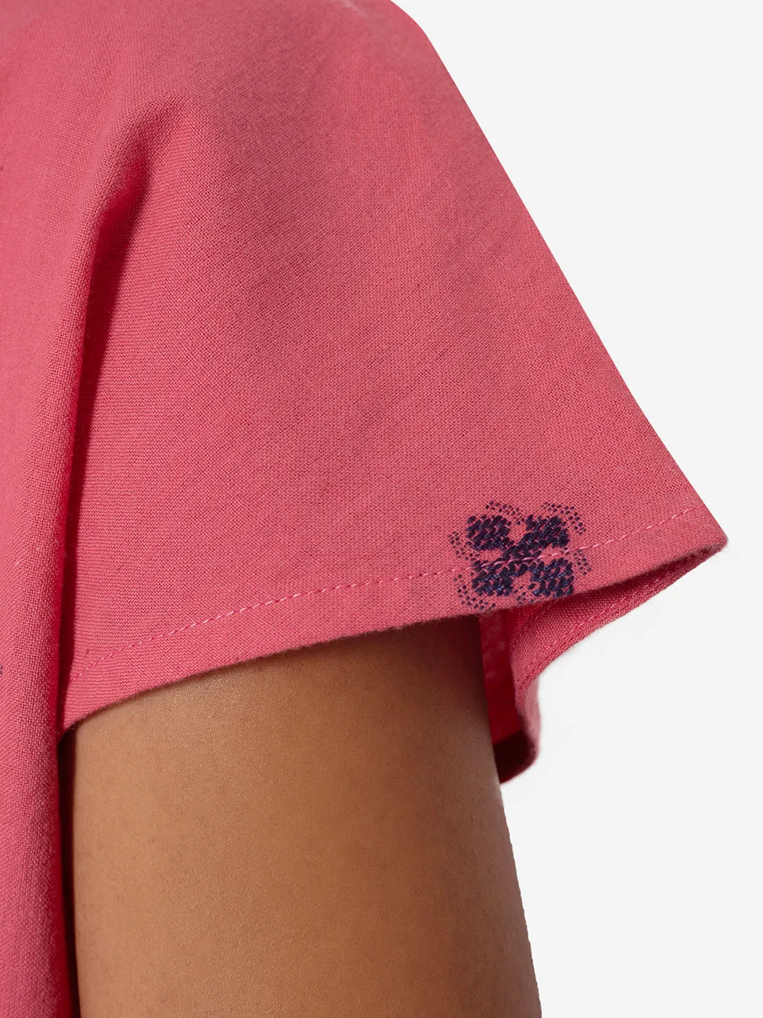 Ballet Pink Night Shorts Set