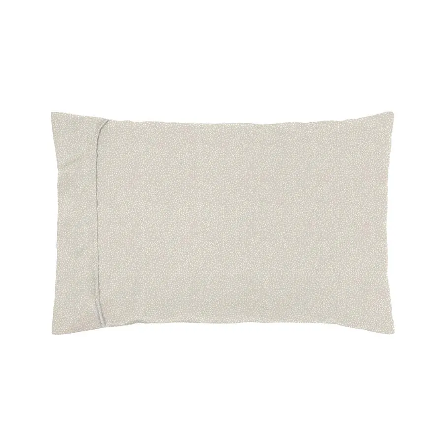 Bambury Spot Flannelette Sheet Set - Pebble