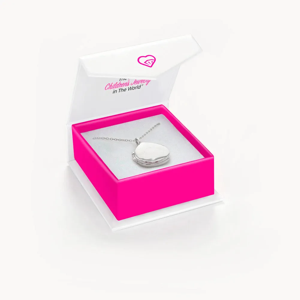 Beautiful Dancer Kids / Children's / Girls Pear Pendant/Necklace With Charms - Sterling Silver