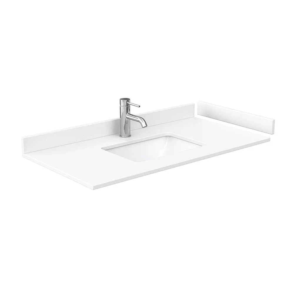 Beckett 42 Inch Single Bathroom Vanity in Dark Gray