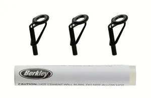 Berkely Fishing Rod Tip Repair Replacement Kit with Tips and Cement