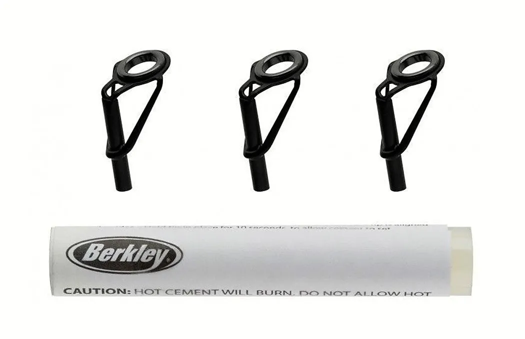 Berkely Fishing Rod Tip Repair Replacement Kit with Tips and Cement