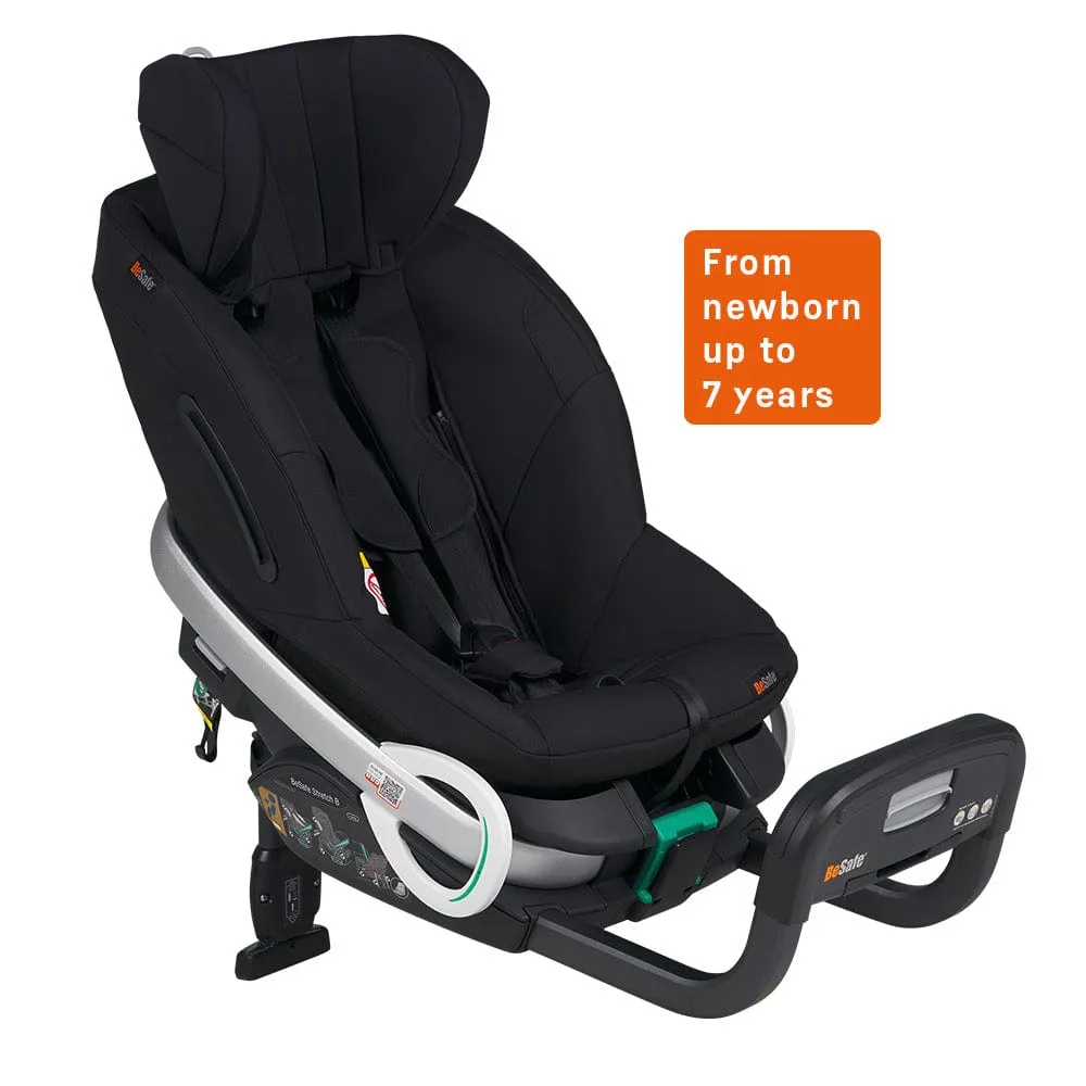 BeSafe Stretch B Car Seat (Birth - 7 Years) - Fresh Black Cab