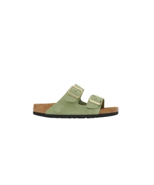Birkenstock Arizona Soft Footbed Suede Leather Green Tea Sandals