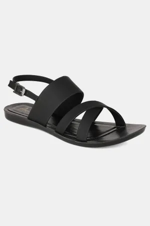 Black Almond Toe Solid Flat - ZCourtney