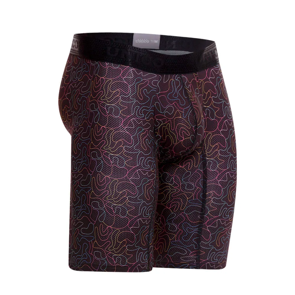 BLACK DRAPPED ATHLETIC BOXER