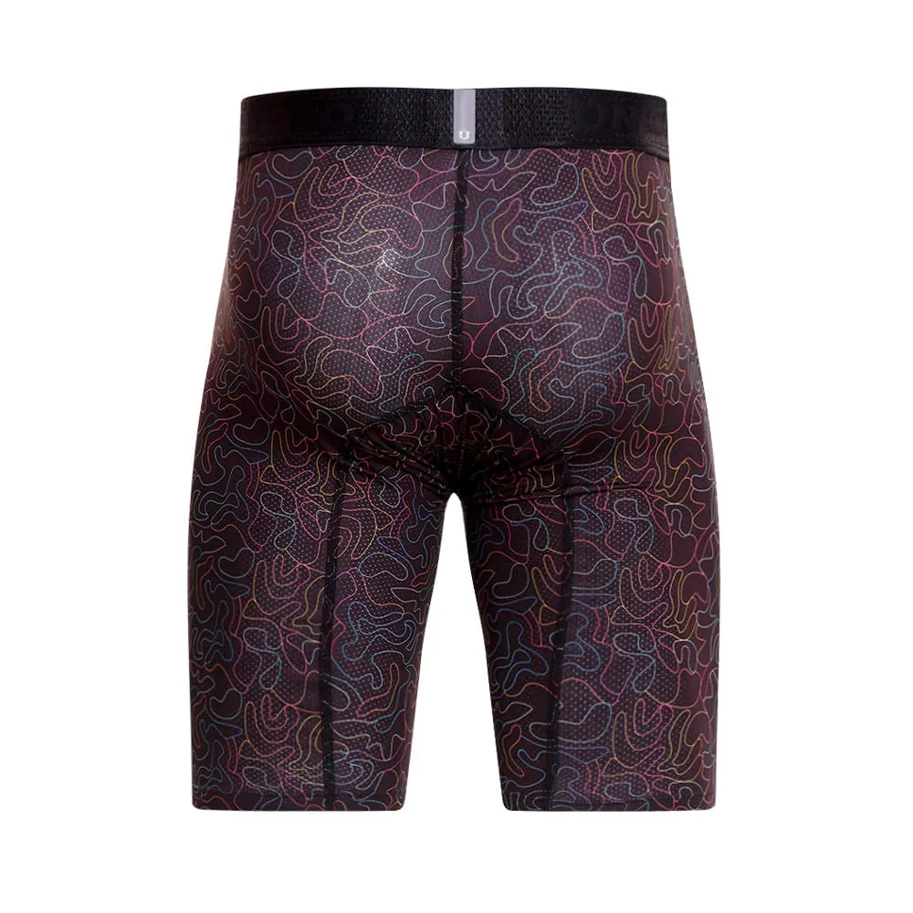 BLACK DRAPPED ATHLETIC BOXER