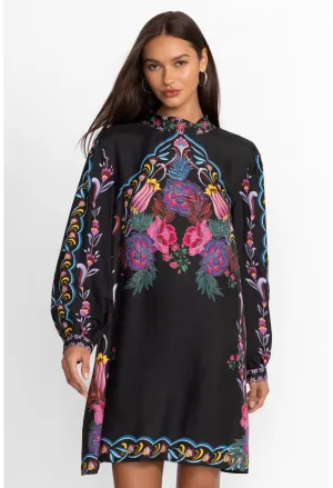 Blooming Black Dress